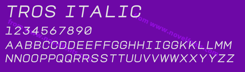 TROS ItalicPreview TROS ItalicPreview