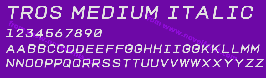 TROS Medium ItalicPreview TROS Medium ItalicPreview