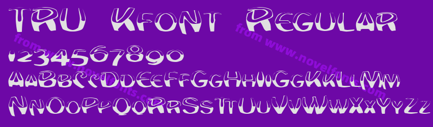 TRU Kfont RegularPreview TRU Kfont RegularPreview