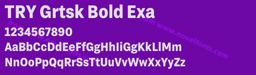 TRY Grtsk Bold ExaPreview TRY Grtsk Bold ExaPreview