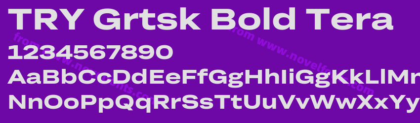 TRY Grtsk Bold TeraPreview TRY Grtsk Bold TeraPreview
