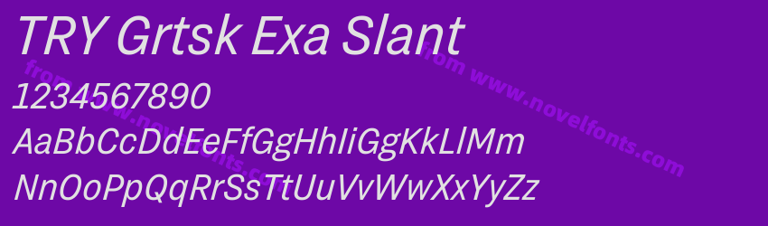 TRY Grtsk Exa SlantPreview TRY Grtsk Exa SlantPreview