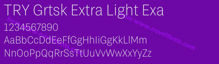 TRY Grtsk Extra Light ExaPreview TRY Grtsk Extra Light ExaPreview