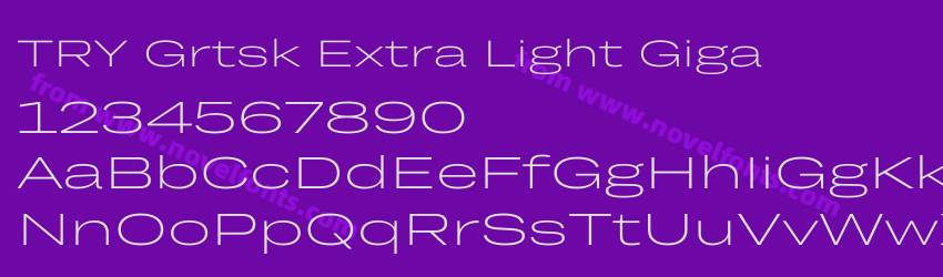 TRY Grtsk Extra Light GigaPreview TRY Grtsk Extra Light GigaPreview
