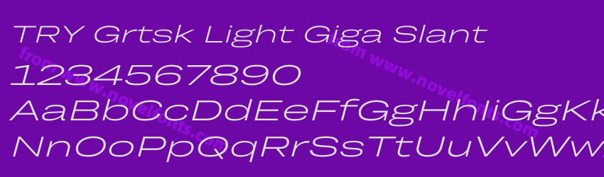 TRY Grtsk Light Giga SlantPreview TRY Grtsk Light Giga SlantPreview