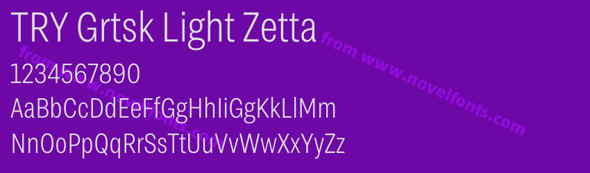 TRY Grtsk Light ZettaPreview TRY Grtsk Light ZettaPreview