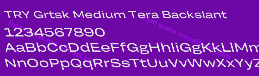 TRY Grtsk Medium Tera BackslantPreview TRY Grtsk Medium Tera BackslantPreview