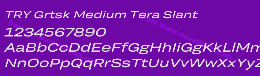 TRY Grtsk Medium Tera SlantPreview TRY Grtsk Medium Tera SlantPreview