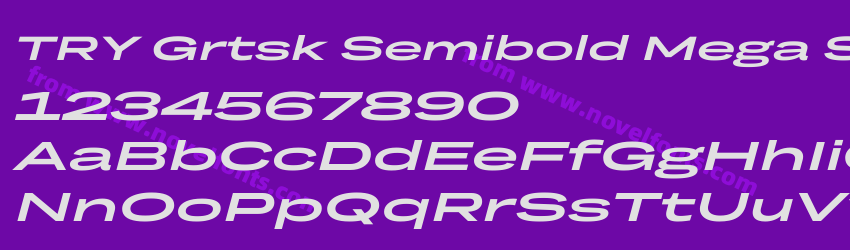TRY Grtsk Semibold Mega SlantPreview TRY Grtsk Semibold Mega SlantPreview