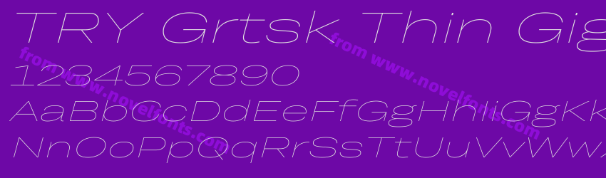 TRY Grtsk Thin Giga SlantPreview TRY Grtsk Thin Giga SlantPreview
