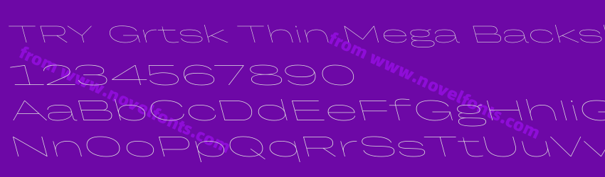 TRY Grtsk Thin Mega BackslantPreview TRY Grtsk Thin Mega BackslantPreview