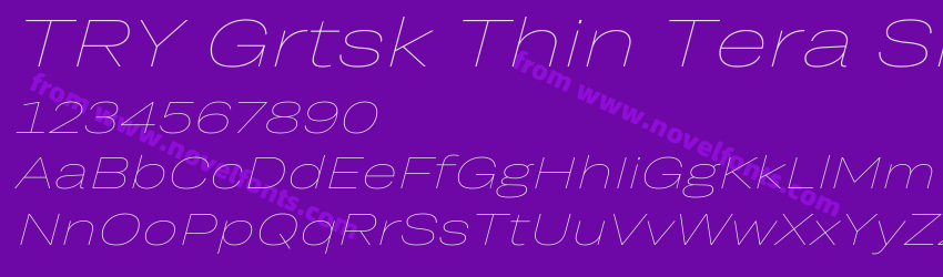 TRY Grtsk Thin Tera SlantPreview TRY Grtsk Thin Tera SlantPreview