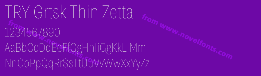 TRY Grtsk Thin ZettaPreview TRY Grtsk Thin ZettaPreview