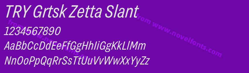TRY Grtsk Zetta SlantPreview TRY Grtsk Zetta SlantPreview
