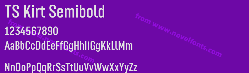 TS Kirt SemiboldPreview TS Kirt SemiboldPreview