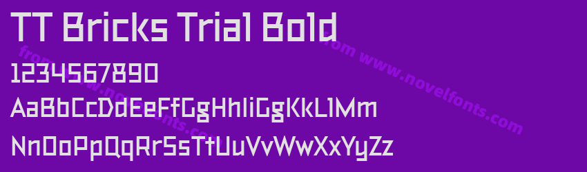 TT Bricks Trial BoldPreview TT Bricks Trial BoldPreview