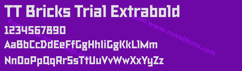 TT Bricks Trial ExtraboldPreview TT Bricks Trial ExtraboldPreview