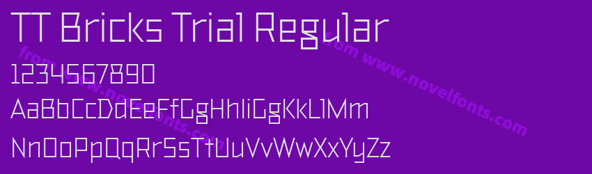 TT Bricks Trial RegularPreview TT Bricks Trial RegularPreview