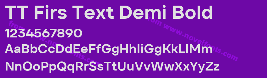 TT Firs Text Demi BoldPreview TT Firs Text Demi BoldPreview