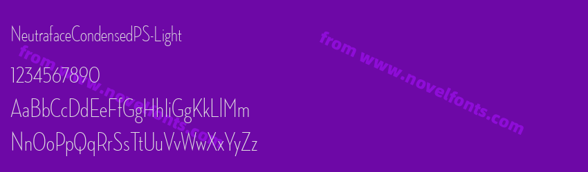 NeutrafaceCondensedPS-LightPreview
