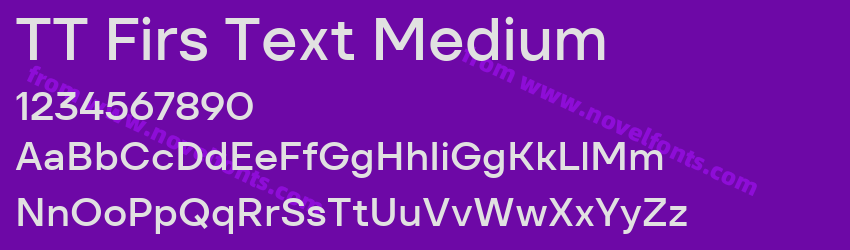 TT Firs Text MediumPreview TT Firs Text MediumPreview