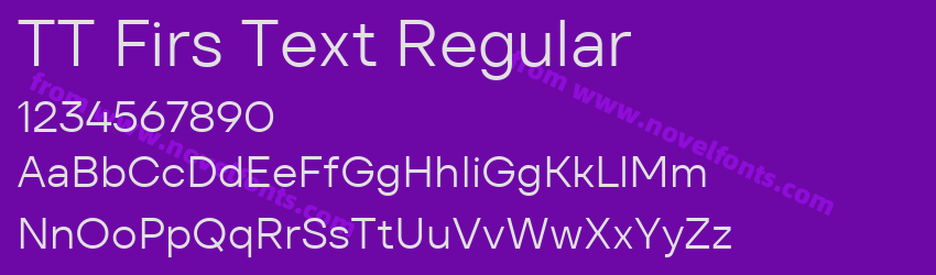 TT Firs Text RegularPreview TT Firs Text RegularPreview