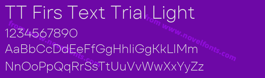 TT Firs Text Trial LightPreview TT Firs Text Trial LightPreview