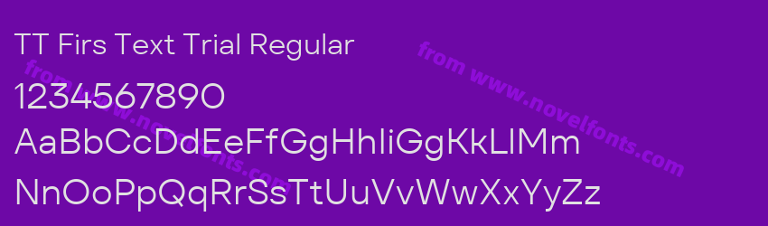 TT Firs Text Trial RegularPreview TT Firs Text Trial RegularPreview