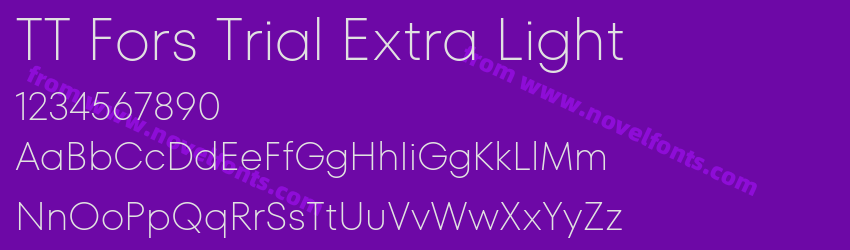 TT Fors Trial Extra LightPreview TT Fors Trial Extra LightPreview