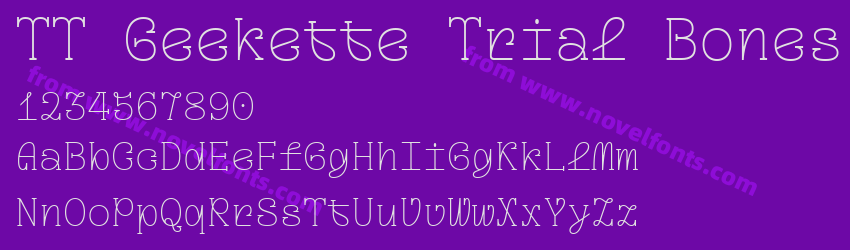 TT Geekette Trial BonesPreview TT Geekette Trial BonesPreview