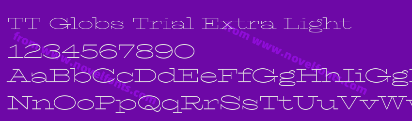 TT Globs Trial Extra LightPreview TT Globs Trial Extra LightPreview