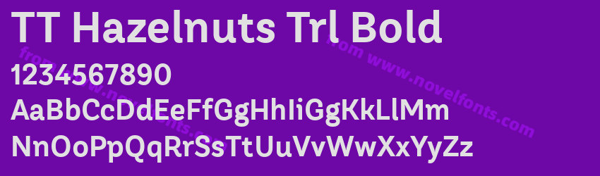TT Hazelnuts Trl BoldPreview TT Hazelnuts Trl BoldPreview