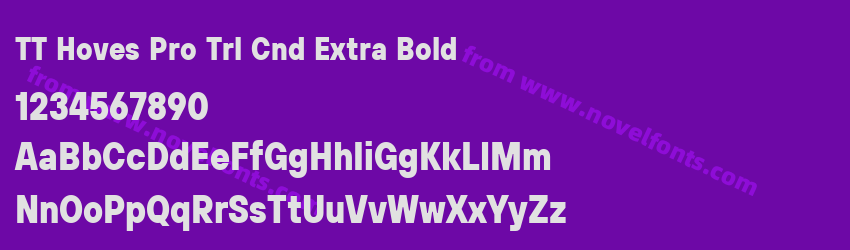 TT Hoves Pro Trl Cnd Extra BoldPreview TT Hoves Pro Trl Cnd Extra BoldPreview