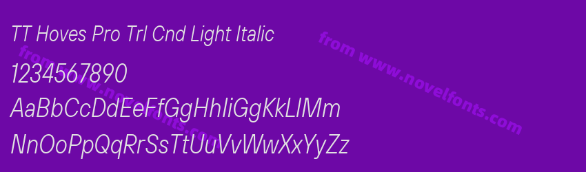TT Hoves Pro Trl Cnd Light ItalicPreview TT Hoves Pro Trl Cnd Light ItalicPreview