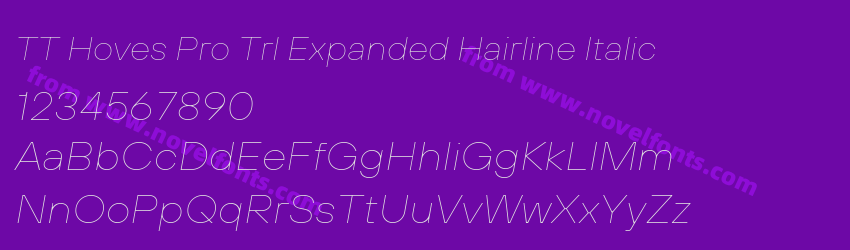 TT Hoves Pro Trl Expanded Hairline ItalicPreview TT Hoves Pro Trl Expanded Hairline ItalicPreview