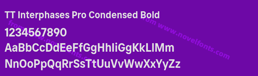 TT Interphases Pro Condensed BoldPreview TT Interphases Pro Condensed BoldPreview