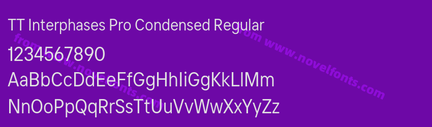 TT Interphases Pro Condensed RegularPreview TT Interphases Pro Condensed RegularPreview