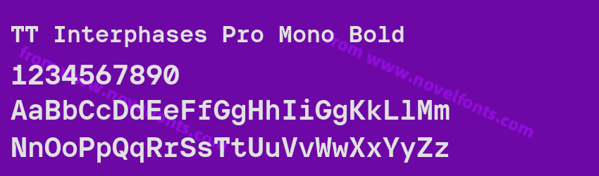 TT Interphases Pro Mono BoldPreview TT Interphases Pro Mono BoldPreview
