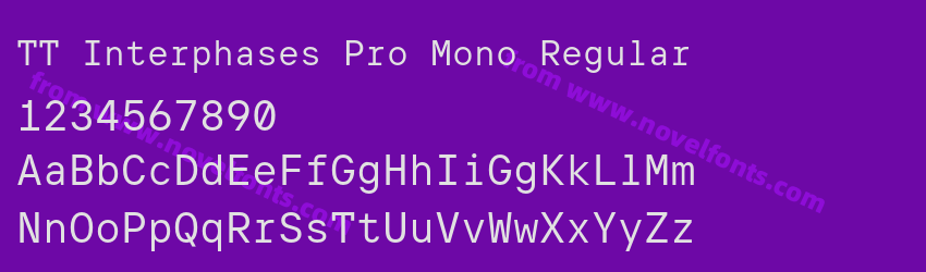 TT Interphases Pro Mono RegularPreview