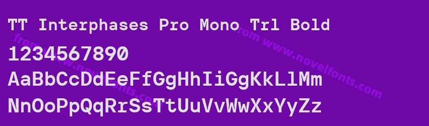 TT Interphases Pro Mono Trl BoldPreview TT Interphases Pro Mono Trl BoldPreview