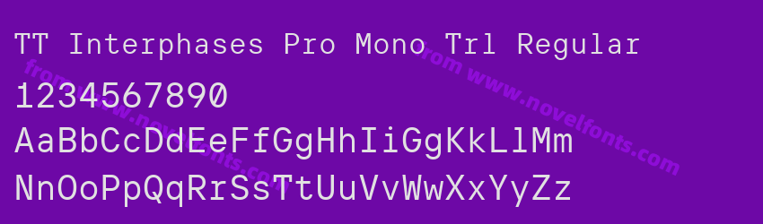 TT Interphases Pro Mono Trl RegularPreview TT Interphases Pro Mono Trl RegularPreview