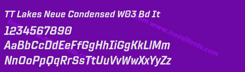 TT Lakes Neue Condensed W03 Bd ItPreview TT Lakes Neue Condensed W03 Bd ItPreview