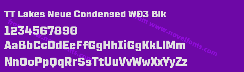 TT Lakes Neue Condensed W03 BlkPreview TT Lakes Neue Condensed W03 BlkPreview