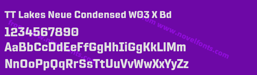 TT Lakes Neue Condensed W03 X BdPreview TT Lakes Neue Condensed W03 X BdPreview