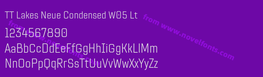 TT Lakes Neue Condensed W05 LtPreview TT Lakes Neue Condensed W05 LtPreview