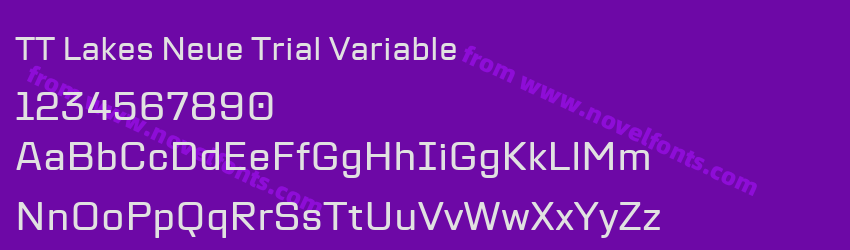 TT Lakes Neue Trial VariablePreview TT Lakes Neue Trial VariablePreview