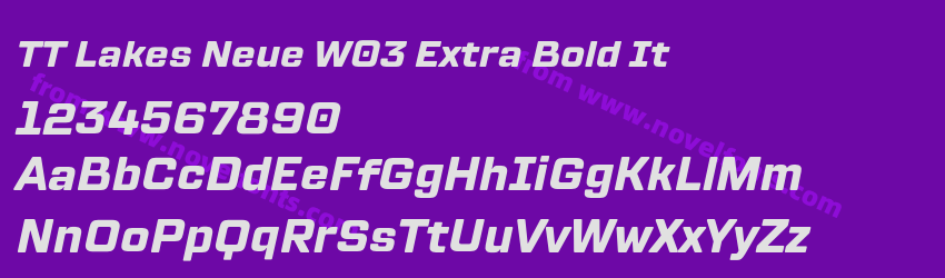 TT Lakes Neue W03 Extra Bold ItPreview TT Lakes Neue W03 Extra Bold ItPreview