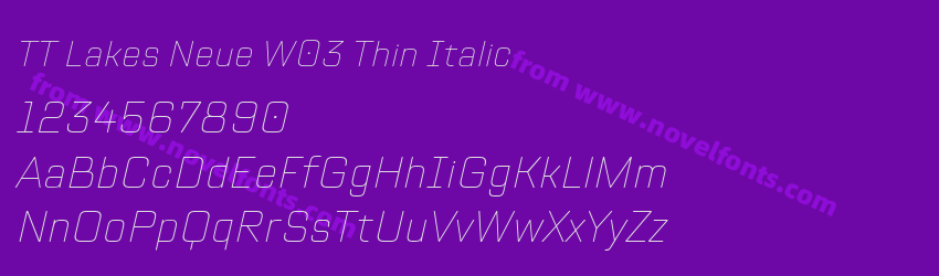 TT Lakes Neue W03 Thin ItalicPreview TT Lakes Neue W03 Thin ItalicPreview