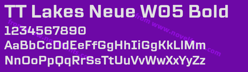 TT Lakes Neue W05 BoldPreview TT Lakes Neue W05 BoldPreview