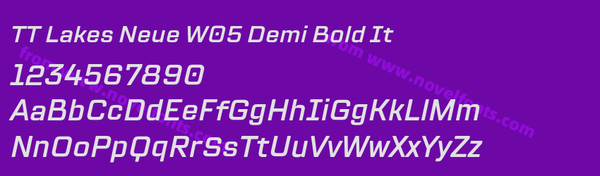 TT Lakes Neue W05 Demi Bold ItPreview TT Lakes Neue W05 Demi Bold ItPreview